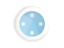 Micronesia. White framed round button. Download icon.