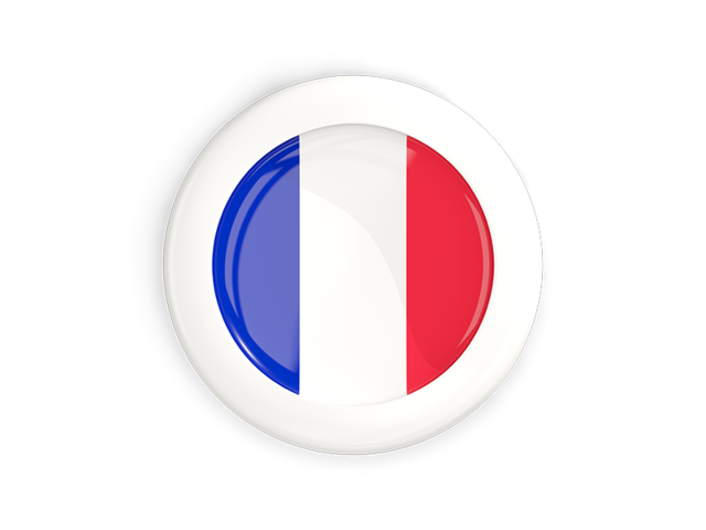 White framed round button. Download flag icon of Saint Barthelemy at PNG format