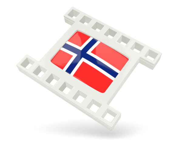 White movie icon. Download flag icon of Bouvet Island at PNG format