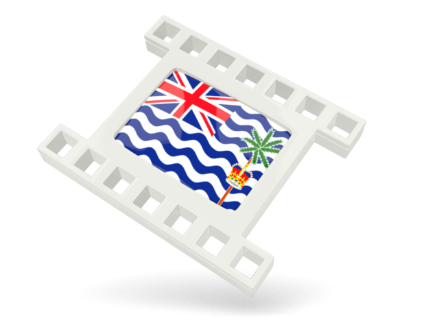 White movie icon. Download flag icon of British Indian Ocean Territory at PNG format