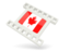 Canada. White movie icon. Download icon.