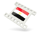 Egypt. White movie icon. Download icon.
