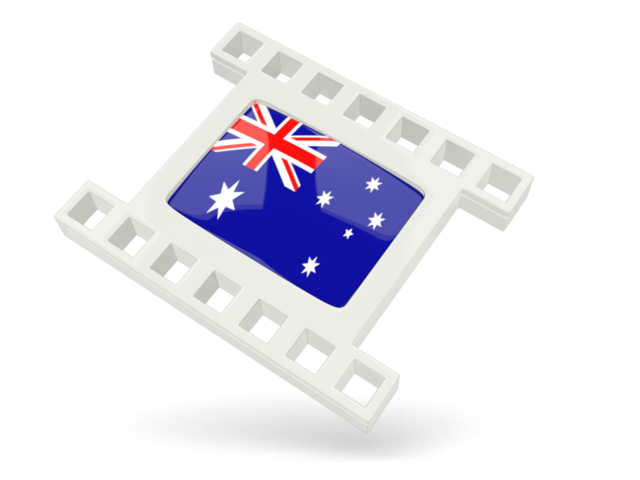 White movie icon. Download flag icon of Heard Island at PNG format