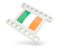Ireland. White movie icon. Download icon.