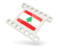 Lebanon. White movie icon. Download icon.