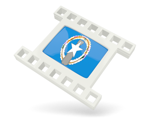 White movie icon. Download flag icon of Northern Mariana Islands at PNG format