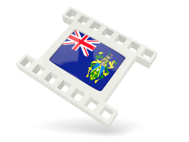 White movie icon. Download flag icon of Pitcairn Islands at PNG format