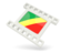 Republic of the Congo. White movie icon. Download icon.