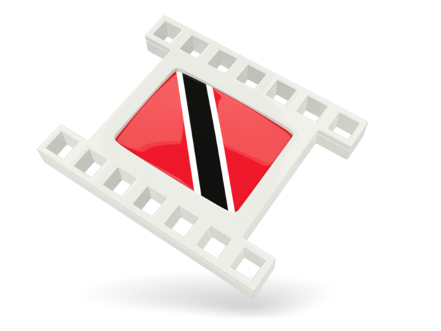 White movie icon. Download flag icon of Trinidad and Tobago at PNG format