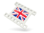 United Kingdom. White movie icon. Download icon.