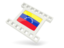 Venezuela. White movie icon. Download icon.