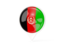 Afghanistan. White pointer with flag. Download icon.