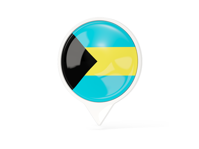 White pointer with flag. Download flag icon of Bahamas at PNG format