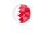 Бахрейн. Белый указатель с флагом. Скачать иллюстрацию.