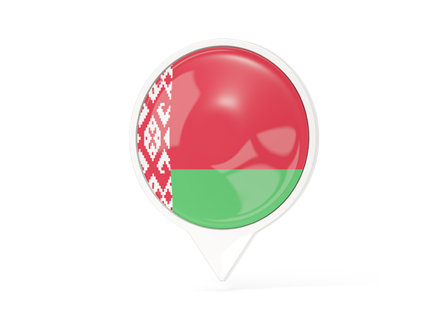 White pointer with flag. Download flag icon of Belarus at PNG format