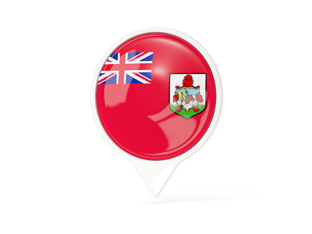 White pointer with flag. Download flag icon of Bermuda at PNG format