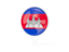 Cambodia. White pointer with flag. Download icon.