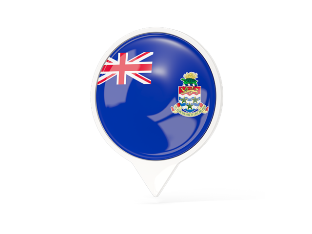 White pointer with flag. Download flag icon of Cayman Islands at PNG format