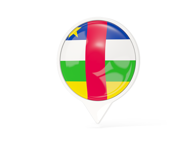White pointer with flag. Download flag icon of Central African Republic at PNG format
