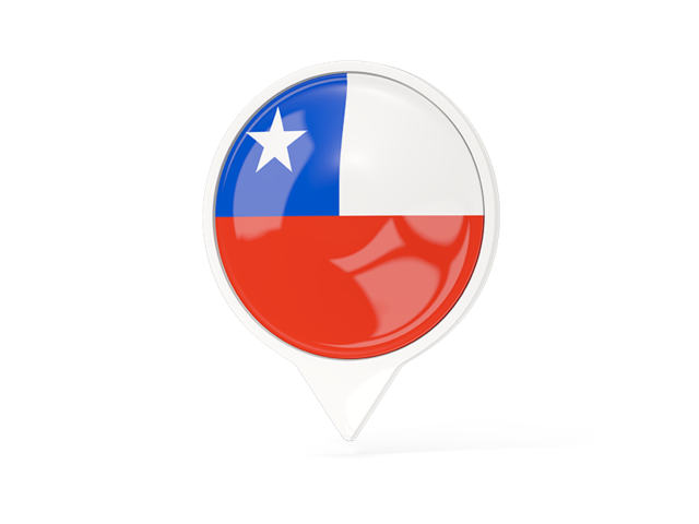 White pointer with flag. Download flag icon of Chile at PNG format