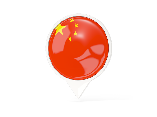 White pointer with flag. Download flag icon of China at PNG format