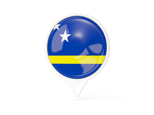 White pointer with flag. Download flag icon of Curacao at PNG format