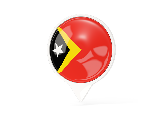 White pointer with flag. Download flag icon of East Timor at PNG format