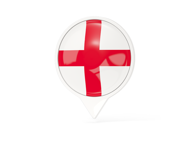 White pointer with flag. Download flag icon of England at PNG format