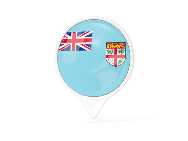 White pointer with flag. Download flag icon of Fiji at PNG format