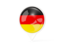 Germany. White pointer with flag. Download icon.