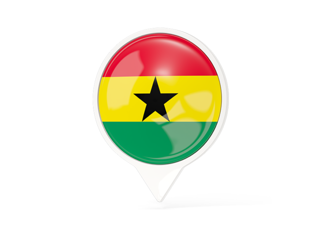 White pointer with flag. Download flag icon of Ghana at PNG format