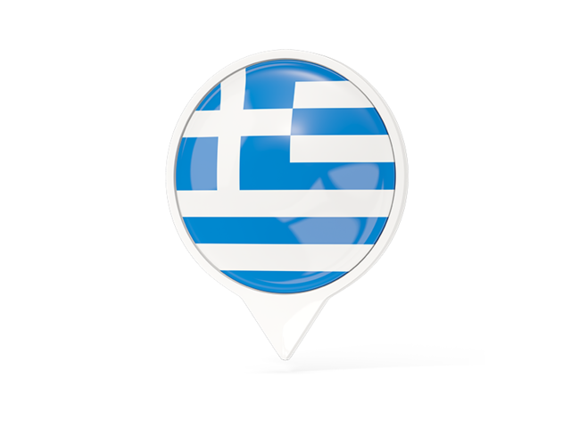 White pointer with flag. Download flag icon of Greece at PNG format