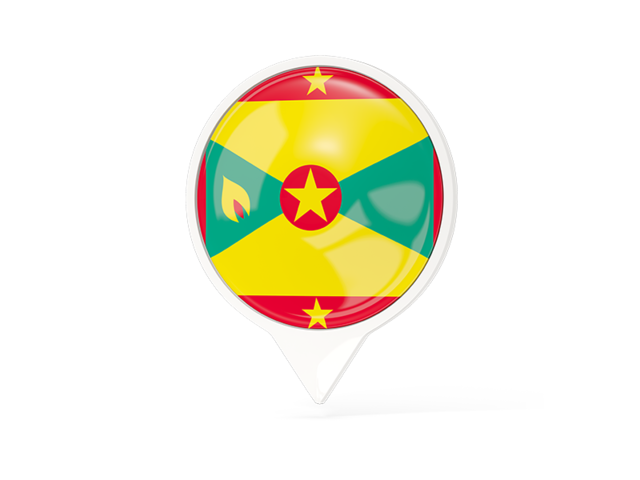 White pointer with flag. Download flag icon of Grenada at PNG format