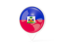 Haiti. White pointer with flag. Download icon.