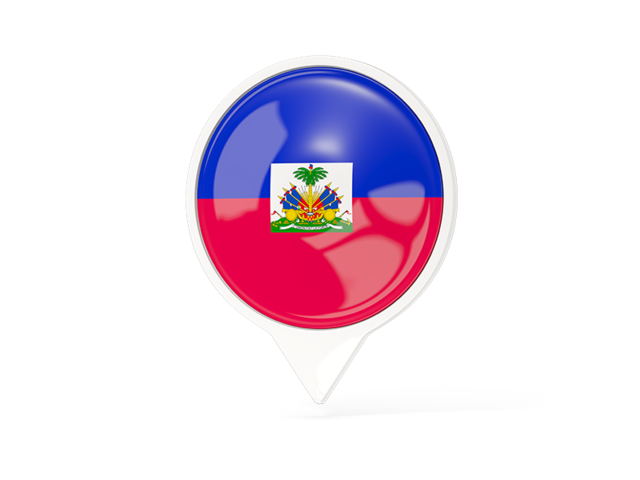 White pointer with flag. Download flag icon of Haiti at PNG format