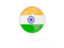 India. White pointer with flag. Download icon.