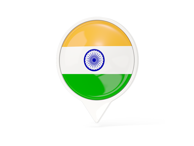 White pointer with flag. Download flag icon of India at PNG format