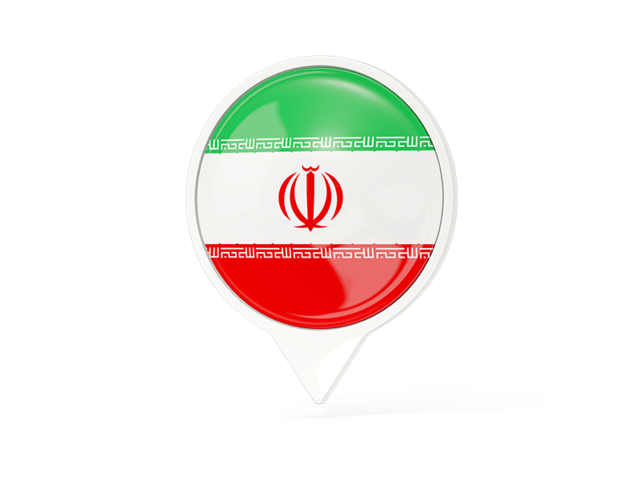 White pointer with flag. Download flag icon of Iran at PNG format