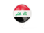 Iraq. White pointer with flag. Download icon.