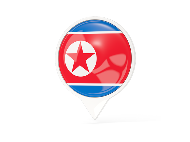White pointer with flag. Download flag icon of North Korea at PNG format