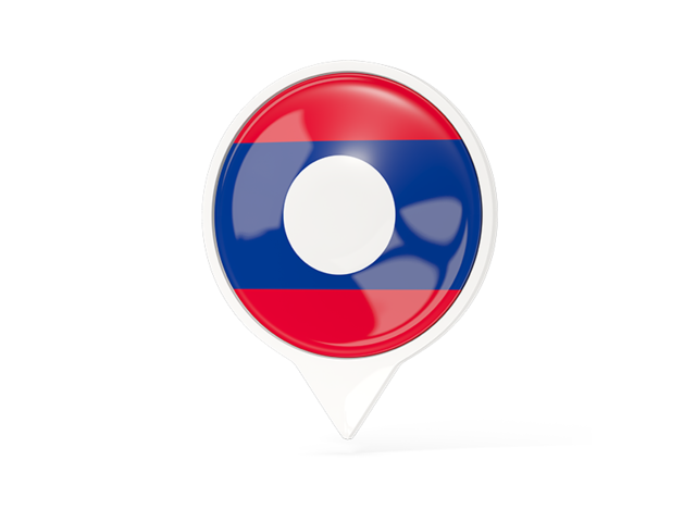 White pointer with flag. Download flag icon of Laos at PNG format