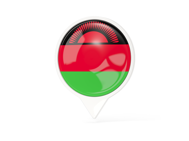 White pointer with flag. Download flag icon of Malawi at PNG format