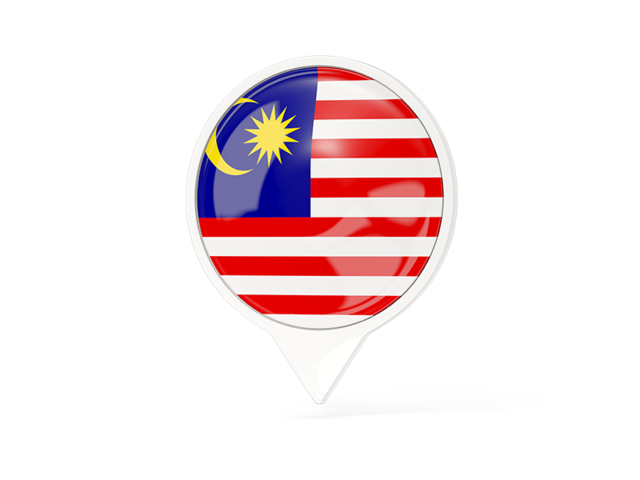 White pointer with flag. Download flag icon of Malaysia at PNG format