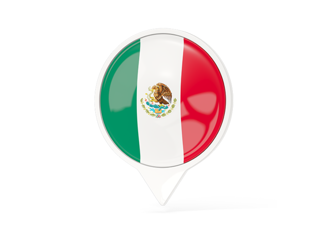 White pointer with flag. Download flag icon of Mexico at PNG format