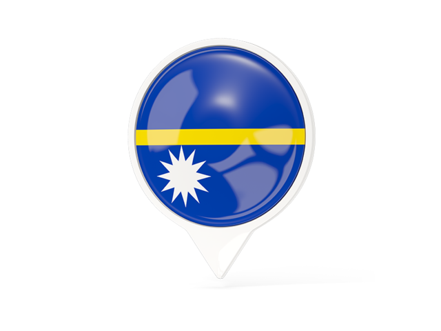 White pointer with flag. Download flag icon of Nauru at PNG format