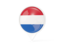 Netherlands. White pointer with flag. Download icon.