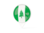 Norfolk Island. White pointer with flag. Download icon.