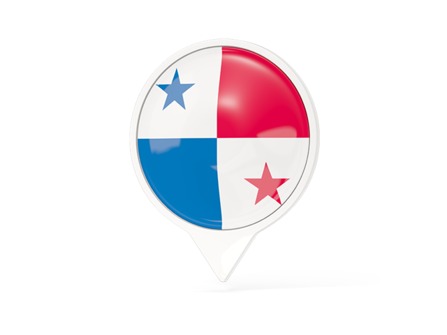 White pointer with flag. Download flag icon of Panama at PNG format