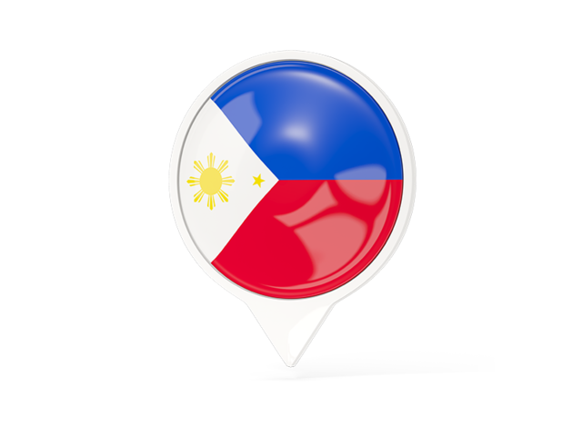 White pointer with flag. Download flag icon of Philippines at PNG format