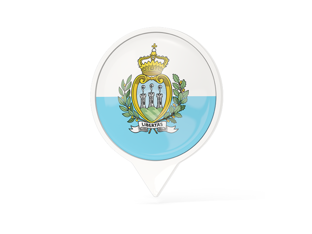 White pointer with flag. Download flag icon of San Marino at PNG format